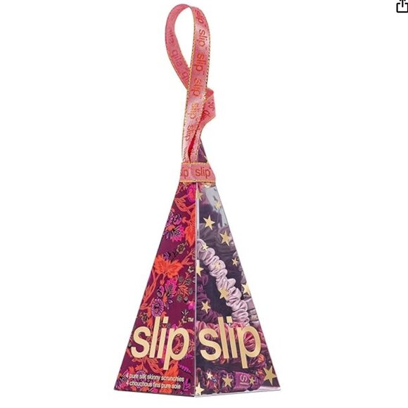 slip Moonflower Nights Scrunchie Holiday Ornament, 4x Scrunchie Pack - Picture 3 of 14